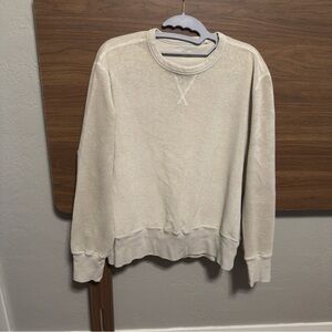 Our Legacy Cream Crewneck Sweater Classic Knit